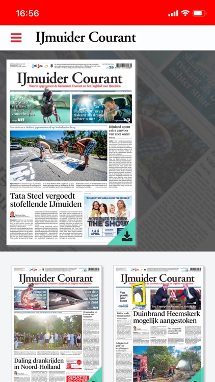 IJmuider Courant - krant