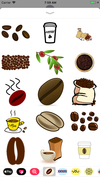 Coffee Bean Stickers screenshot 2
