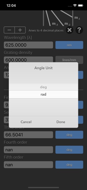 Diffraction Grating Calculator(圖5)-速報App