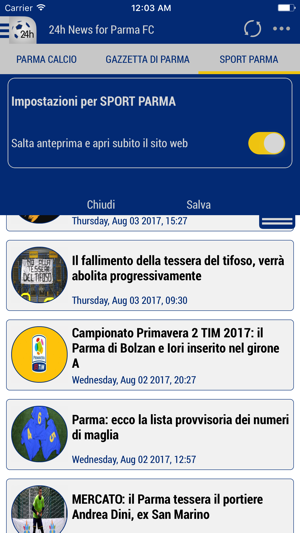 24h News for Parma FC(圖2)-速報App