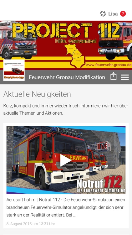 Feuerwehr Gronau Modifikation