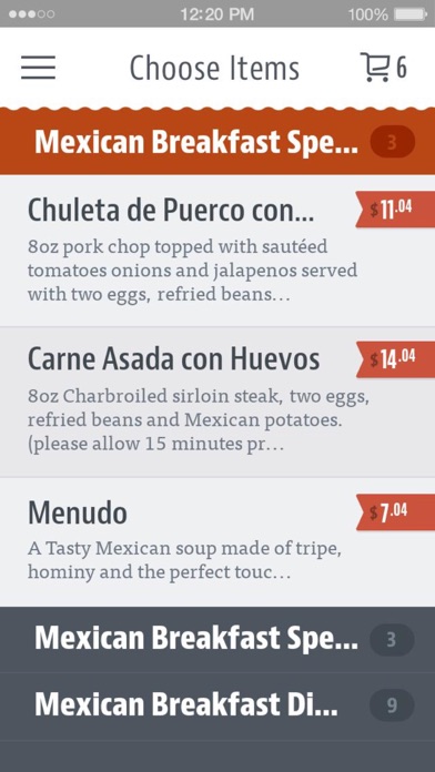 El Paseo Mexican screenshot 3