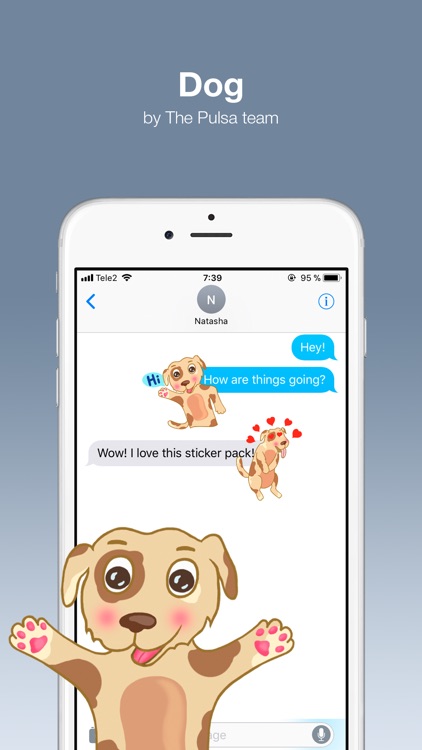 Dog - Cute stickers screenshot-0