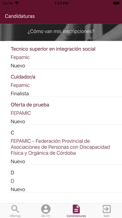 Bolsa de empleo FEPAMIC screenshot-3