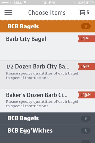 Barb City Bagels screenshot 3