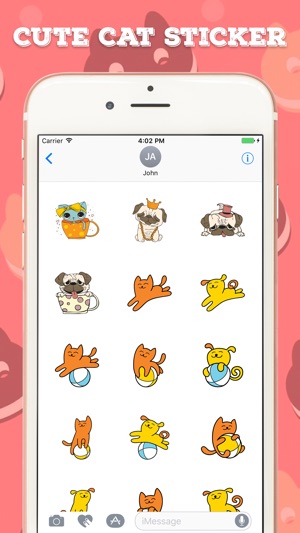 Cute Cat Chat Funny Stickers(圖3)-速報App