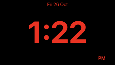 Minimalistic Bedside Clock screenshot 2
