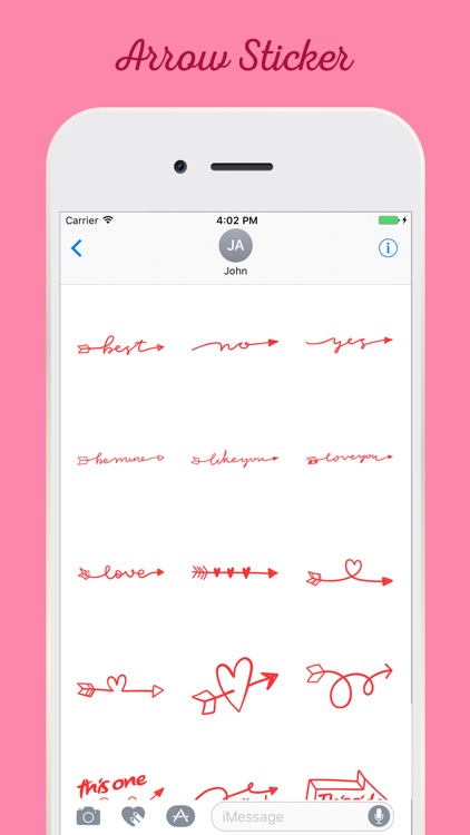 Arrow Stickers For iMessage