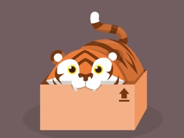Use those tiger stickers while chatting with your friends and family