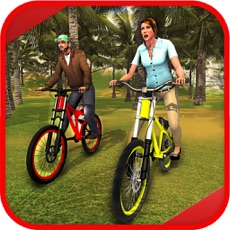 Activities of Off-road Bicycle Rider BMX Boy
