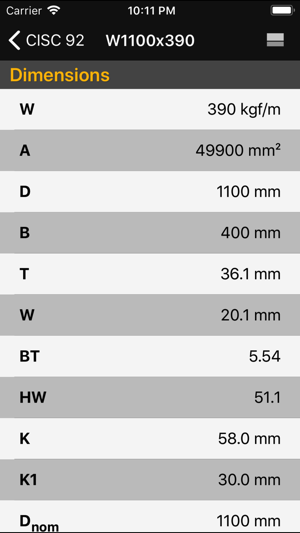 Steel Profiles CISC(圖2)-速報App