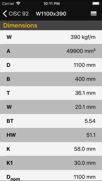 Steel Profiles CISC