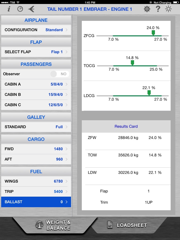 Embraer eWB screenshot 2