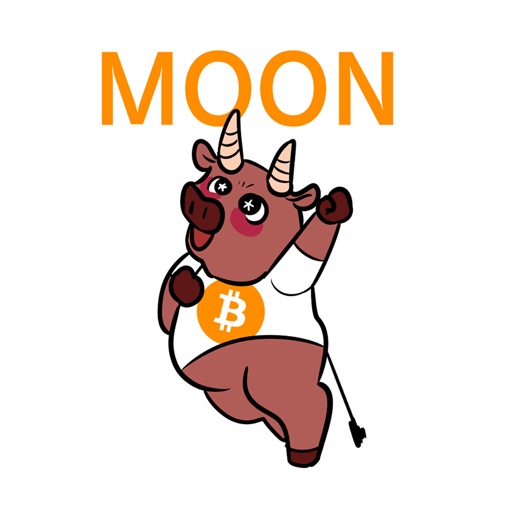 Bitcoin Bull Sticker Pack iOS App