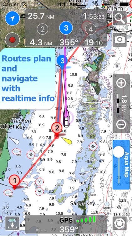 Aqua Map Delaware Lakes GPS HD screenshot-4