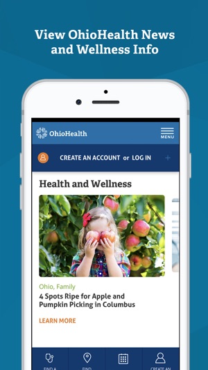 Ohiohealth On The Iphone Screenshots