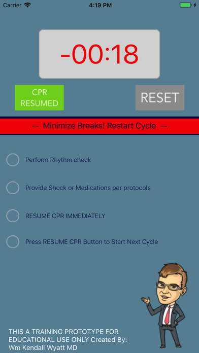 How to cancel & delete ACLS & CPR Trainer - Megacode from iphone & ipad 4