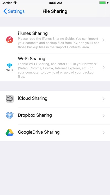 Backup & Import Contacts screenshot-4