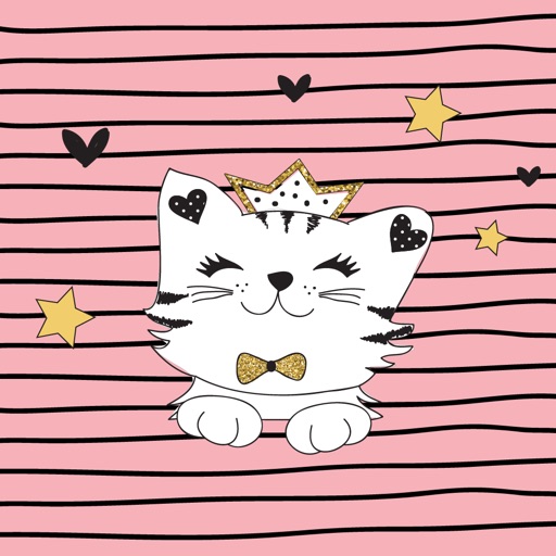 Purrrfect Pusheen Cat SMS App Icon