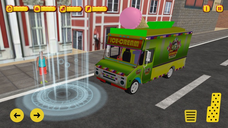 Summer Ice Cream Delivery Van