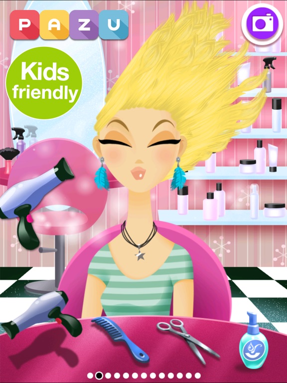 Girls Hair Salon - Hair Style & Makeover Games for Kids, by Pazu Tips ...
