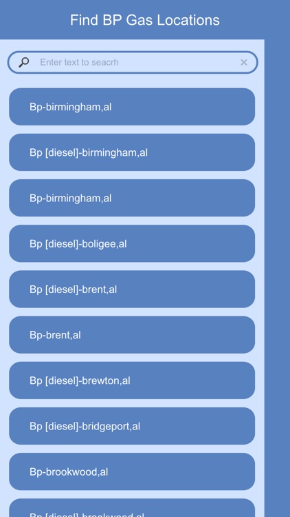 Find BP Gas Locations