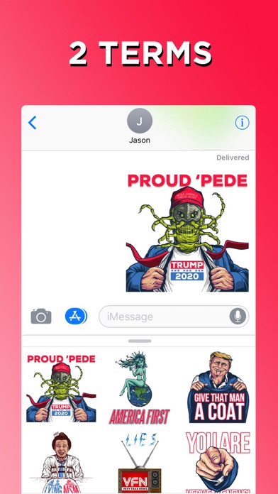 Proud 'Pede Trump Stickers screenshot 3
