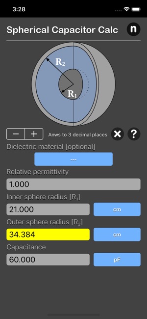 Spherical Capacitor Calculator(圖5)-速報App