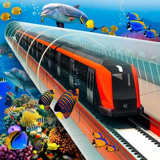 underwater train simulator icon