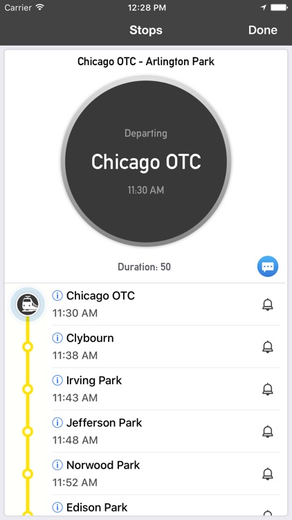 onTime Metra, CTA