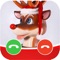 Enjoy with your friends with Call Rudolph Reindeer, It is look so real they will beleiveRudolph Reindeer call you in christmas and play Rudolph Reindeer game 
