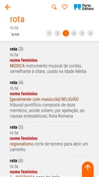 Dicion&aacute;rio Porto Editora Captura de tela 2