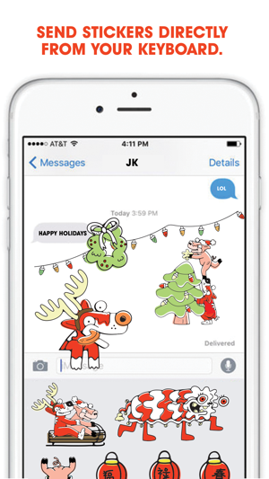 Jason Keam Holiday Stickers(圖2)-速報App