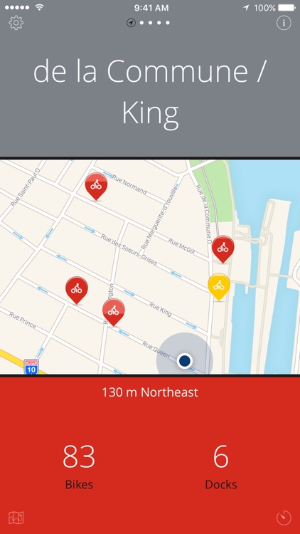 Montreal Bikes — A One-Tap Bixi Bike App