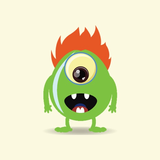 Cyclop emoji - Monster smiley iOS App