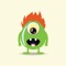 Cyclop emoji - Monster smiley