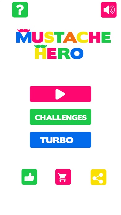 mustache hero - Colorful game screenshot 4