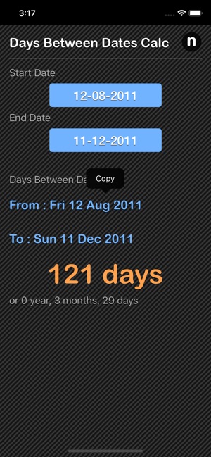 Days Between Dates Calculator(圖5)-速報App