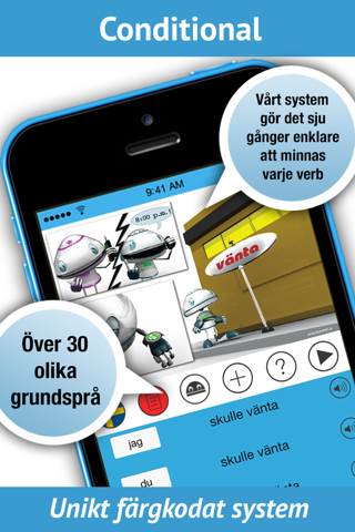 Swedish verbs Pro - LearnBots screenshot 4