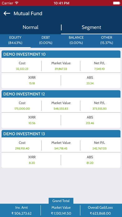 Sagar Financial screenshot 4
