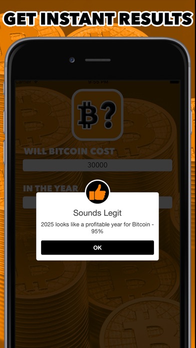Bitcoin Price Prediction App screenshot 3