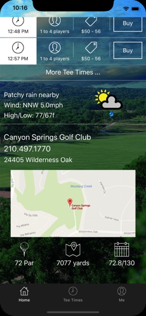 Canyon Springs Golf Tee Times(圖2)-速報App