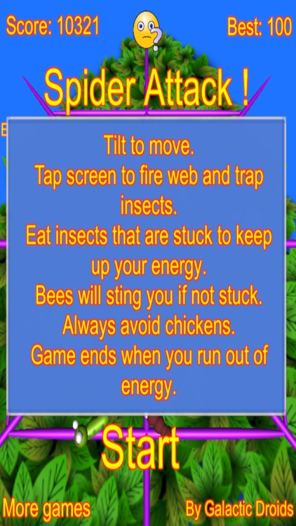 Spider Attack arcade game screenshot-4