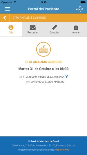 me encanta el servicio de citas