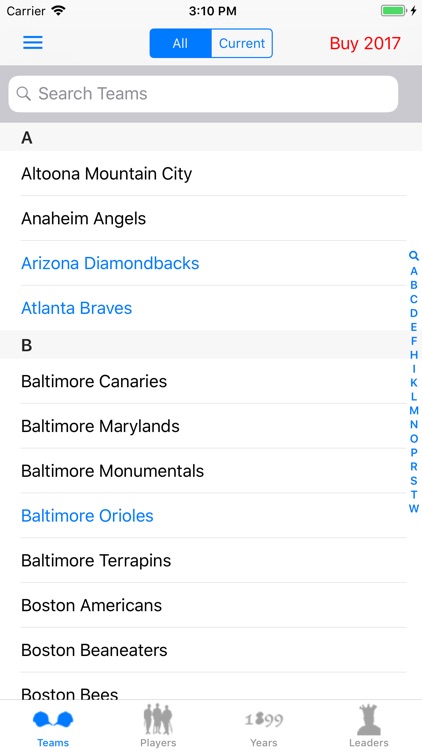 Baseball Stats 2018 Edition