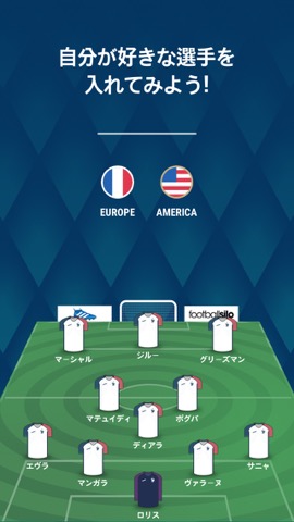 ラインアップ11 サッカーフォーメーション Iphoneアプリ Applion