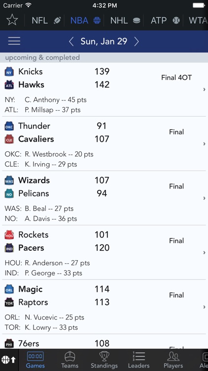 Sports Scores & Alerts