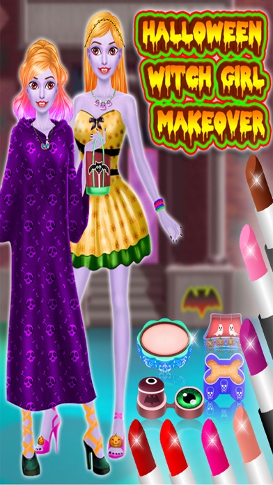 Halloween Witch Girl Makeover screenshot 4