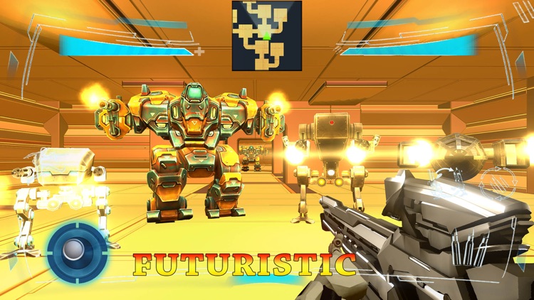 Futuristic Robot War Battle