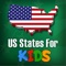 Want your kids to learn about the names of the 50 US states and their locations on the US map